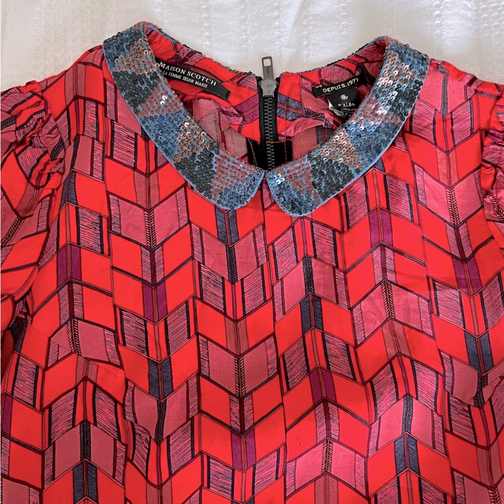 Maison Scotch Short Sleeve Blouse - Picture 2 of 9